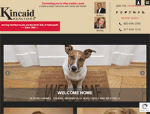 Tablet Screenshot of kincaidrealtors.com